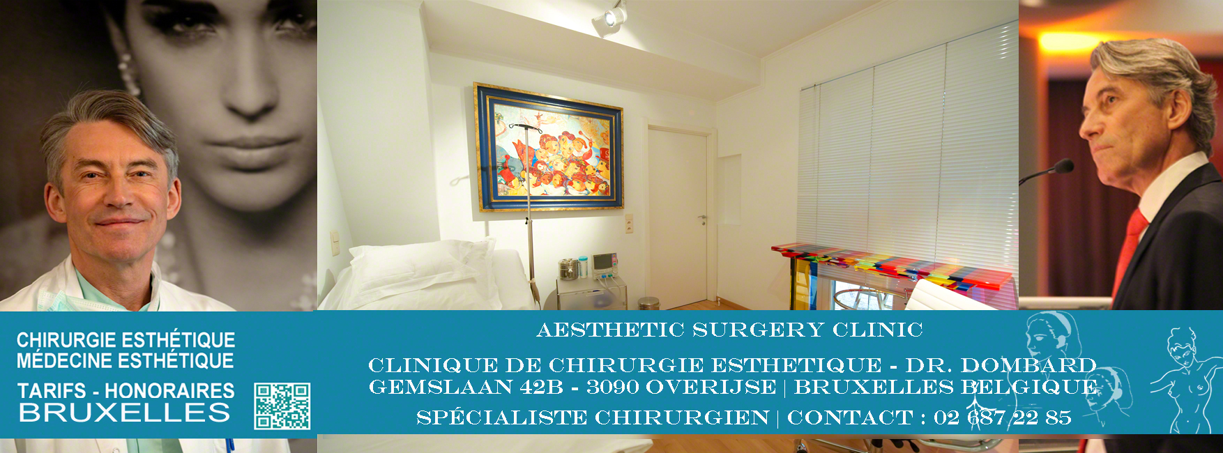 Tarifs Prix Honoraires chirurgie esthétique Bruxelles Belgique