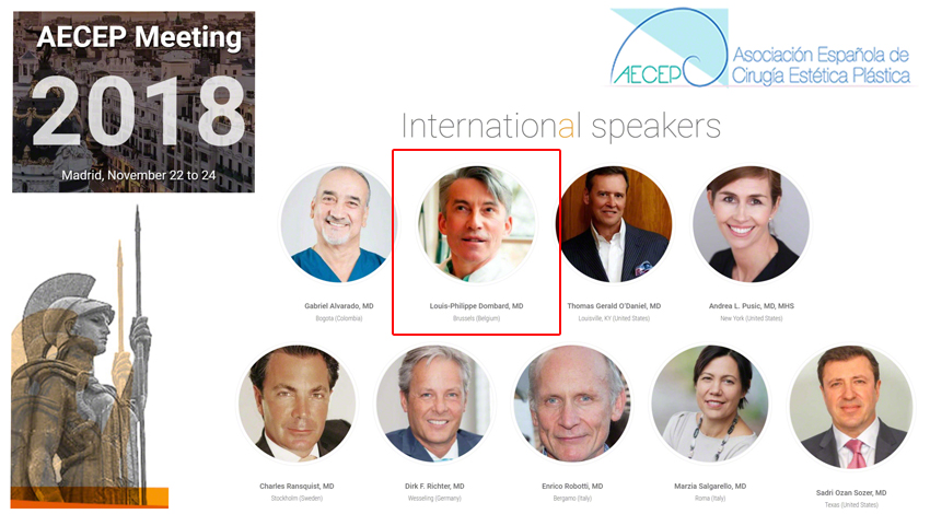 AECEP Congrès de Chirurgie Esthétique de Madrid 2018